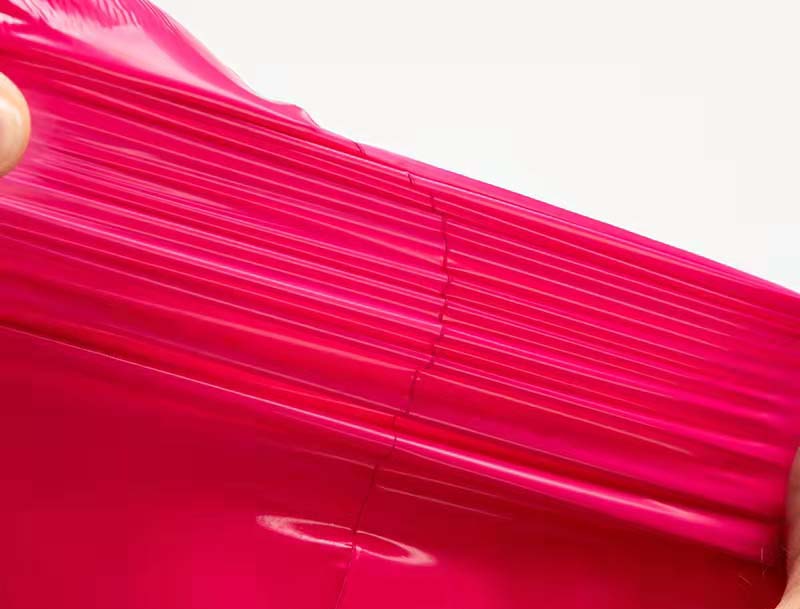 海淀玫红色快递袋-05