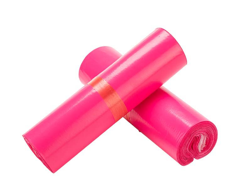 海淀玫红色快递袋-02